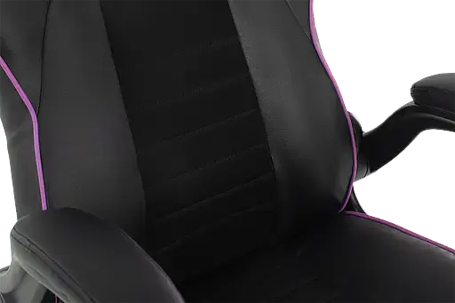 Геймерское кресло GT Racer черное с фиолетовым (X-2760 Black/Violet) - фото 9
