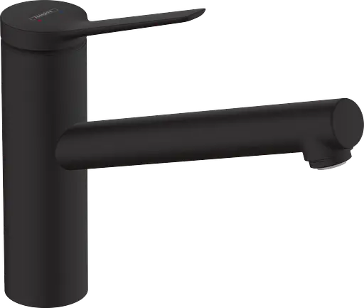 Смеситель для кухни Hansgrohe Zesis M33 150 1jet Matt Black 74802670 Черный матовый - фото 1