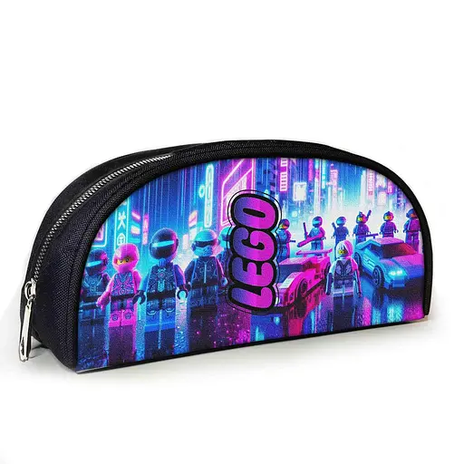 Пенал шкільний з принтом Lego 23х10х8 см з принтом для хлопчика (3802)