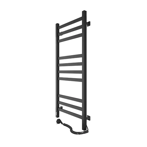 Електрична рушникосушка Navin Авангард 480x1000 Sensor правобічна з таймером, чорний муар 12-228053-4810, Чорний матовий, Праве, Електронний - фото 6