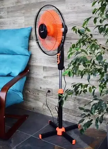 Вентилятор напольный 3в1 Domotec MS-1620 настольный настенный с металлическими лопастями 3 скорости 40 Вт - фото 6