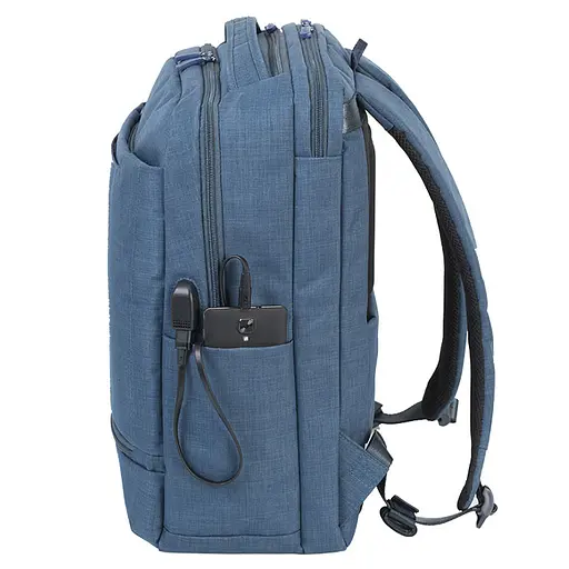 Рюкзак для ноутбука Rivacase 17.3" Blue (8365) (8365 (Blue)) - фото 3