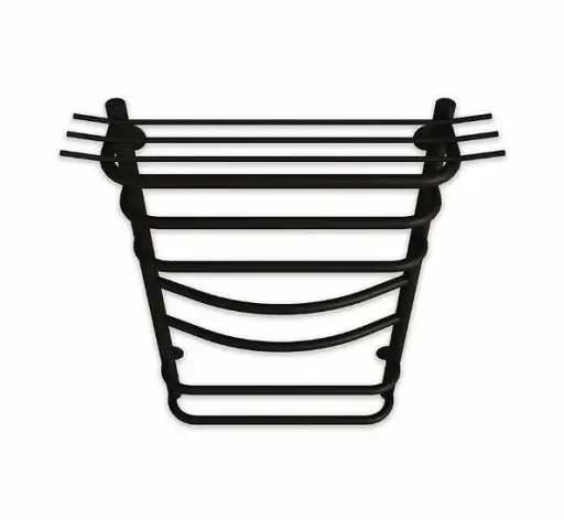 Рушникосушка водяна Deffi Юність П7 500х800 мм нижнє підкл. Чорний 30412 - фото 4