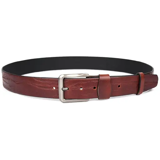 Кожаный ремень LIMARY коричневый 4х120 см acs0032082 - фото 2