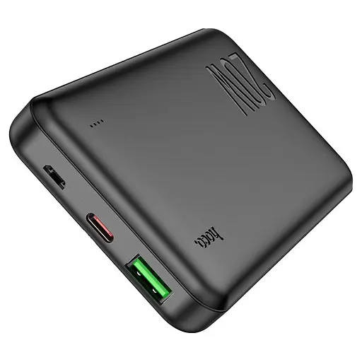Портативний ЗП Power Bank Hoco J87 Tacker PD20W+QC3.0 10000 mAh Чорний - фото 2