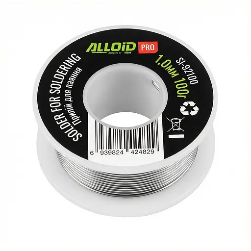 Припій для паяння Alloid Building Tools 1 мм 100 г (SI-92100) - фото 1