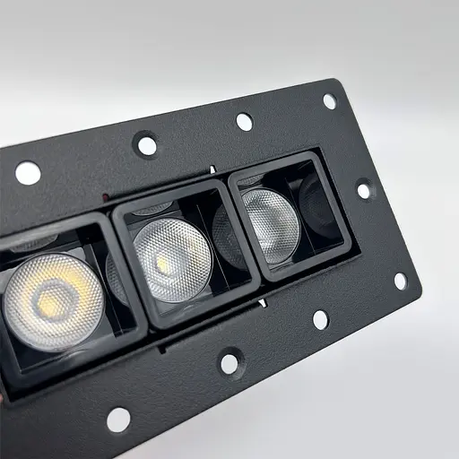 Встраиваемый светильник Skarlat RSL74145 3x2W BK 3000K - фото 3