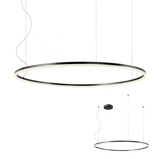 Подвесной светильник Redo ORBIT SU LED 84W 3000K D1200 SAND BLACK (4.1.2) 01-1951 - фото 1