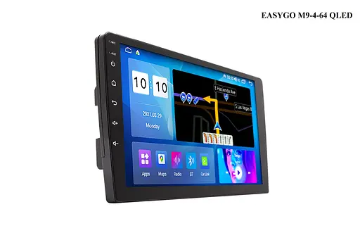 Автомагнітола EasyGo M9-4-64 QLED - фото 2