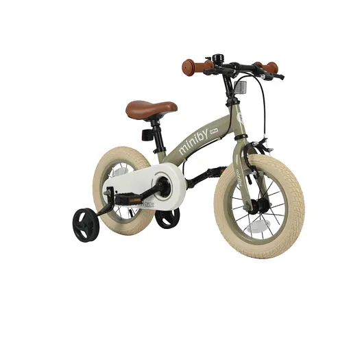 Велосипед-биговел Qplay Miniby 3в1 12&quot; Grey-Green (CB02MiniBy12Grey-Green)