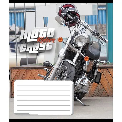 Зошит загальний "Мото" Leader 048-600216L-2 в лінію, 48 аркушів - фото 1