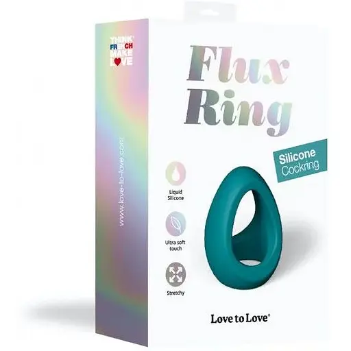 Ерекційне кільце подвійне Love To Love Flux Ring - Teal Me - фото 6