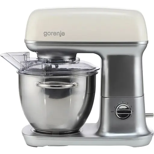 Кухонная машина Gorenje 1000Вт серебристо-бежевый