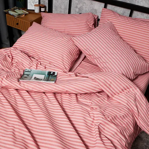 Пододеяльник Moon&Star Бязь Gold Люкс Pink Whisper King Size 220x240 см - фото 4