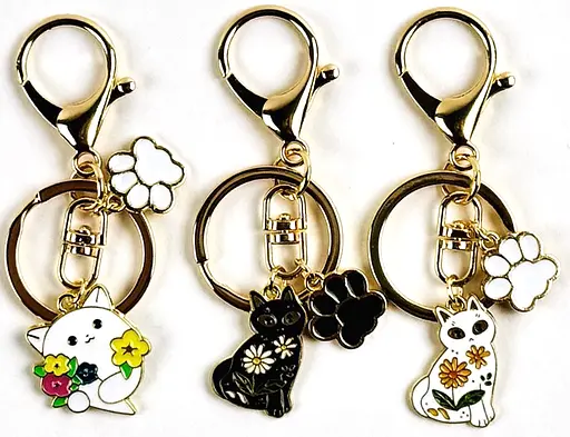 Брелок металевий Кіт, лапка 6 см (В асортименті) - фото 2