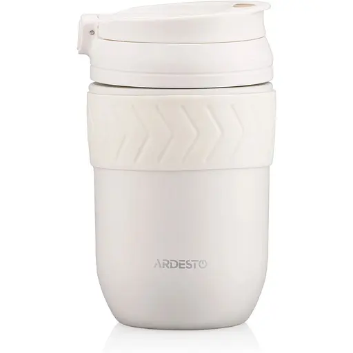 Термокружка Ardesto Cosy 400 мл нержавеющая сталь бежевый - фото 5