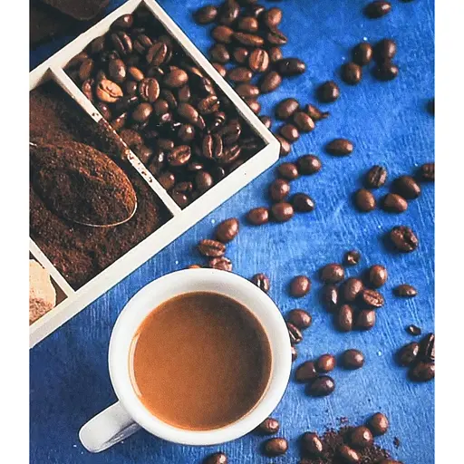 Алмазная мозаика Strateg ПРЕМИУМ В роскоши кофейных ароматов размером 40х50 см (SK88242) - фото 1