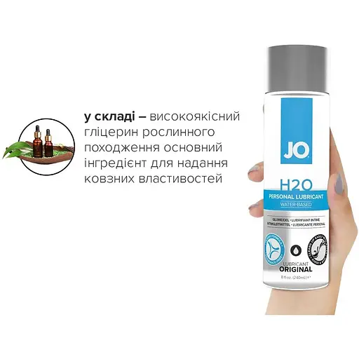 Змазка на водній основі System JO H2O Original (240 мл) - фото 4