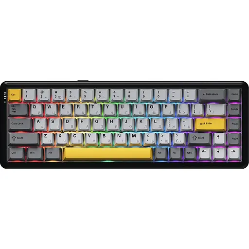 Клавиатура Ajazz AK680 MAX Magnetic Switch Black (AK680-M-BGY-AW) [152662] - фото 1