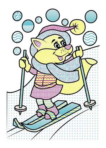 Водные раскраски. Медвежонок в зимней сказке 9789669479884 - фото 3