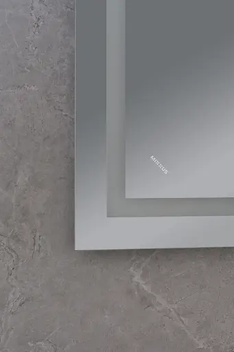 Дзеркало Mixxus Warm MR02-70x50 (LED Touch, годинник, антизапотівання, димер, регулювання яскравості) MI6668 - фото 3