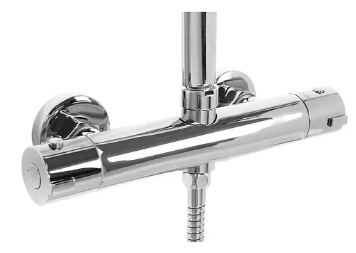 Душовя система Rea Tom з термостатом хром REA-P7100, Хром - фото 3