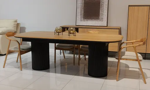 Стол раскладной  Tommy 2200/3000x1000x780 дуб - фото 2