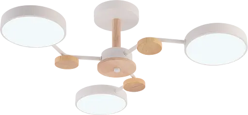 Потолочный светильник XI3310-3 Білий+Дерево