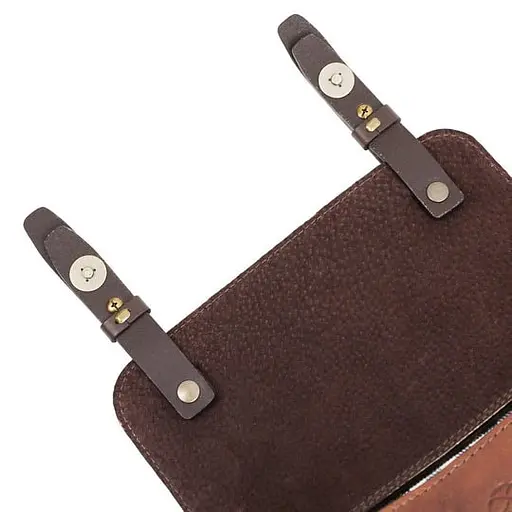 Кожаная мужская сумка через плечо Time Resistance 20х27х8 см nsa0001298 - фото 10