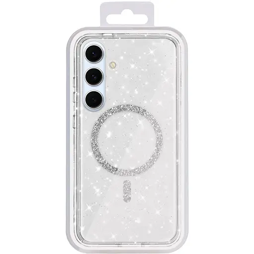 Чохол TPU Eclise Sarkle (MagFit) для Samsung Galaxy S25+ / S24+ Transarent - фото 2