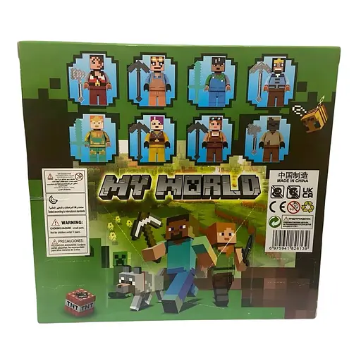 Набір ігрових фігурок персонажі My World 8 шт. зі зброєю (2613) - фото 2