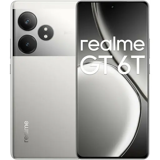 Смартфон Realme GT 6T 12/256Gb Fluid Silver UA UCRF NFC, 5G