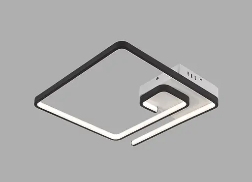 Люстра светодиодная спираль 28W LP-DA91622 BK