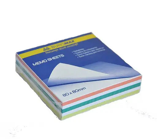 Блок бумаги для заметок Зебра, 80x80x20 мм, несклеенный