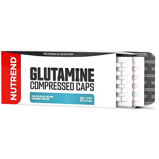 Амінокислота Nutrend Glutamin Compressed, 120 капсул - фото 1