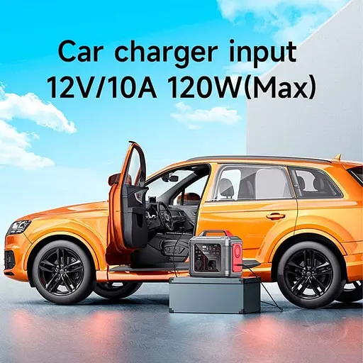 Портативна зарядна станція Hoco DB28 300W 296Wh 80000mAh Silver / Red - фото 6