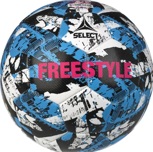 Мяч для фристайла SELECT Freestyle v23 White-Blue (090)