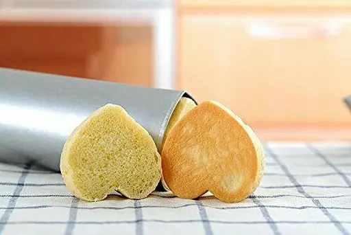 Форма хлібна для випікання хліба у формі серця із нержавіючої сталі з кришкою, Kitchen Master Сірий 86390 - фото 3