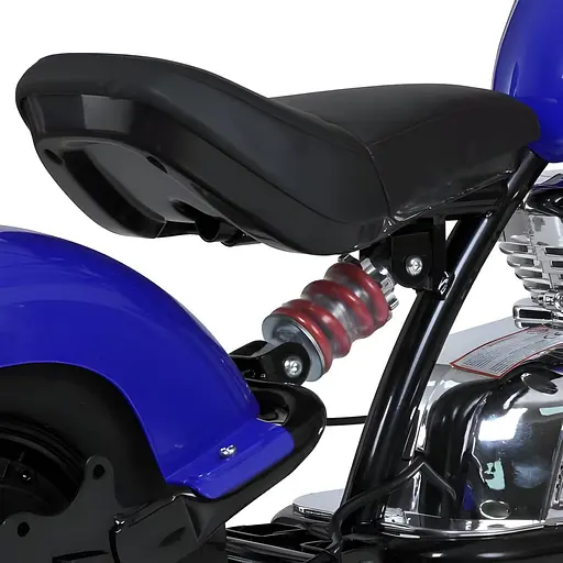 Електромобіль дитячий Мотоцикл M 6016AL-4 36V USB Bluetooth TF шкіра синій - фото 6