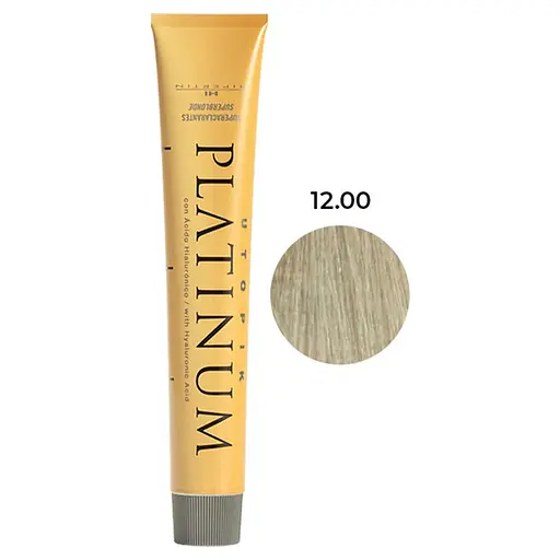Професійна стійка крем-фарба для волосся Hipertin Platinum 12.00 супер-блонд натуральний інтенсивний 60 мл - фото 1