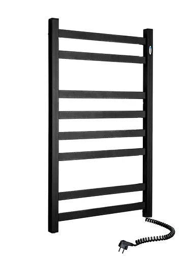 Електрична рушникосушарка Navin Авангард 480x800 права чорна 12-228050-4880, Чорний матовий, Праве - фото 2