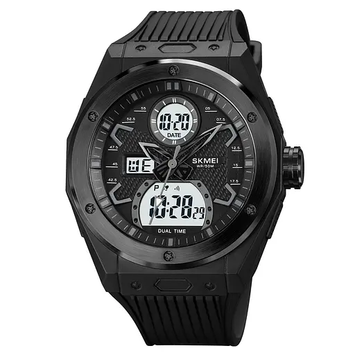 Наручний годинник чоловічий 2013BKWT Black-White Skmei acs0030396