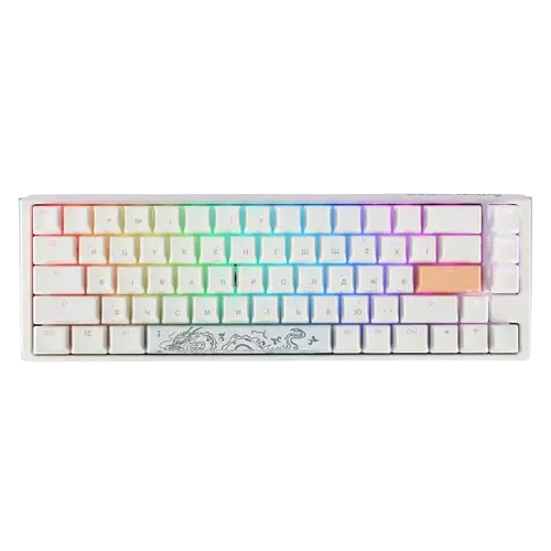 Клавіатура Ducky One 3 SF Cherry MX Red UA RGB White (DKON2167ST-RUAPXPWWWSC1)