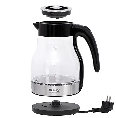 Стеклянный чайник Camry CR 1300 - фото 3