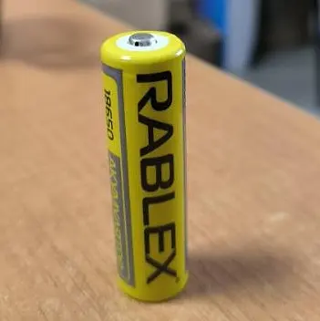 Аккумулятор Rablex 18650 2200mAh Li-ion 3.7V (Желтый) - фото 2