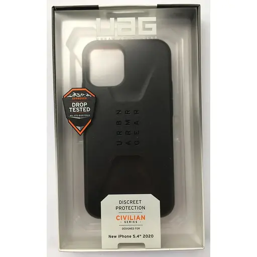 Оригинальный чехол UAG Civilian для iPhone 12 Mini на айфон 12 Мини (5.4") Black 11234D114040 - фото 2