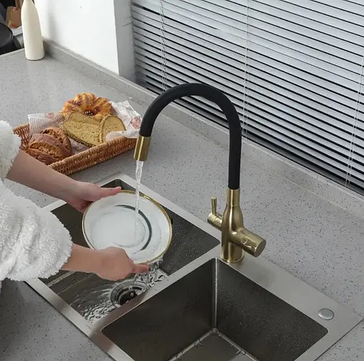 Змішувач для кухні Frap F4396-3 - фото 2