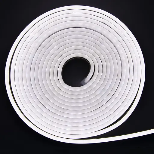 Стрічка неонова силіконова LED Neon з блоком живлення 5M 12 Вт-220 Вт Біла - фото 4