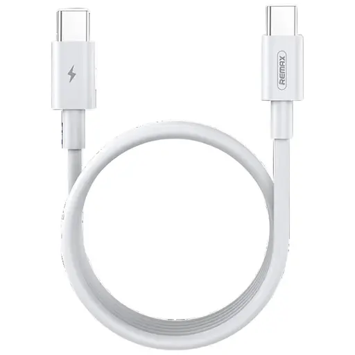 Кабель Remax Marlik Type-C to Type-C PD 100W 2 м белый (RC -183c) - фото 1