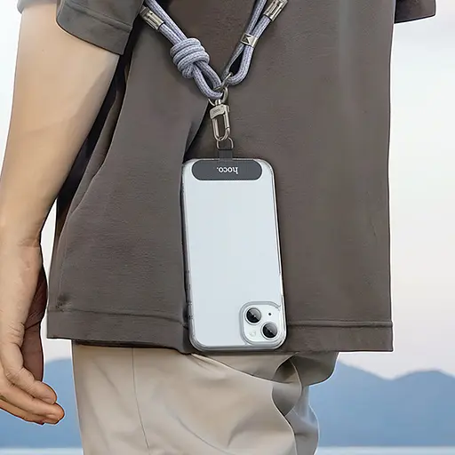 Дата кабель-шнурок Hoco GH7 Elegant Type-C to Lightning (1.8m) Denim Blue - фото 5